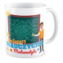 Kubek na DZIEŃ NAUCZYCIELA Najlepszy nauczyciel matematyki